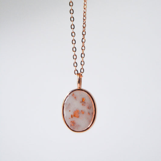 Oval Pendant Necklace