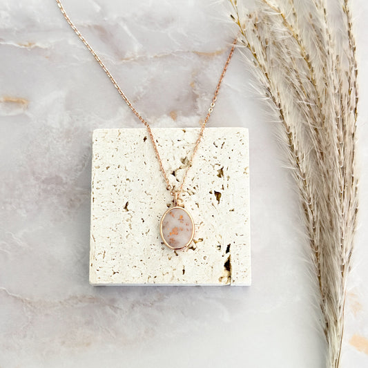 Oval Pendant Necklace